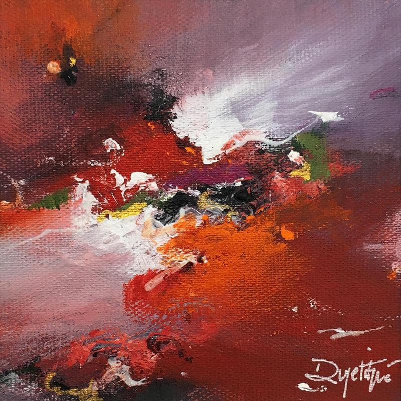 Painting Vision by Dupetitpré Roselyne | Painting Abstract Oil Minimalist
