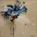 Painting Bleu artifice by Dupetitpré Roselyne | Painting