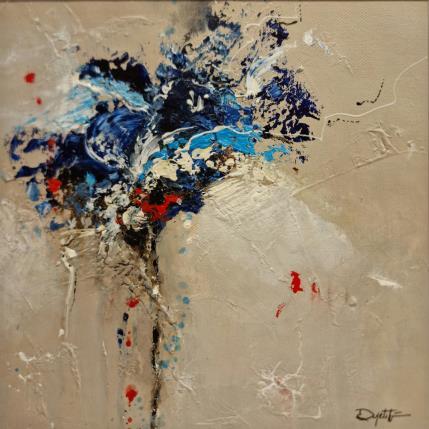 Gemälde Bleu artifice von Dupetitpré Roselyne | Gemälde