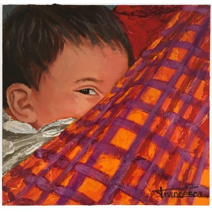 Painting Bebe by Escobar Francesca | Painting  Acrylic