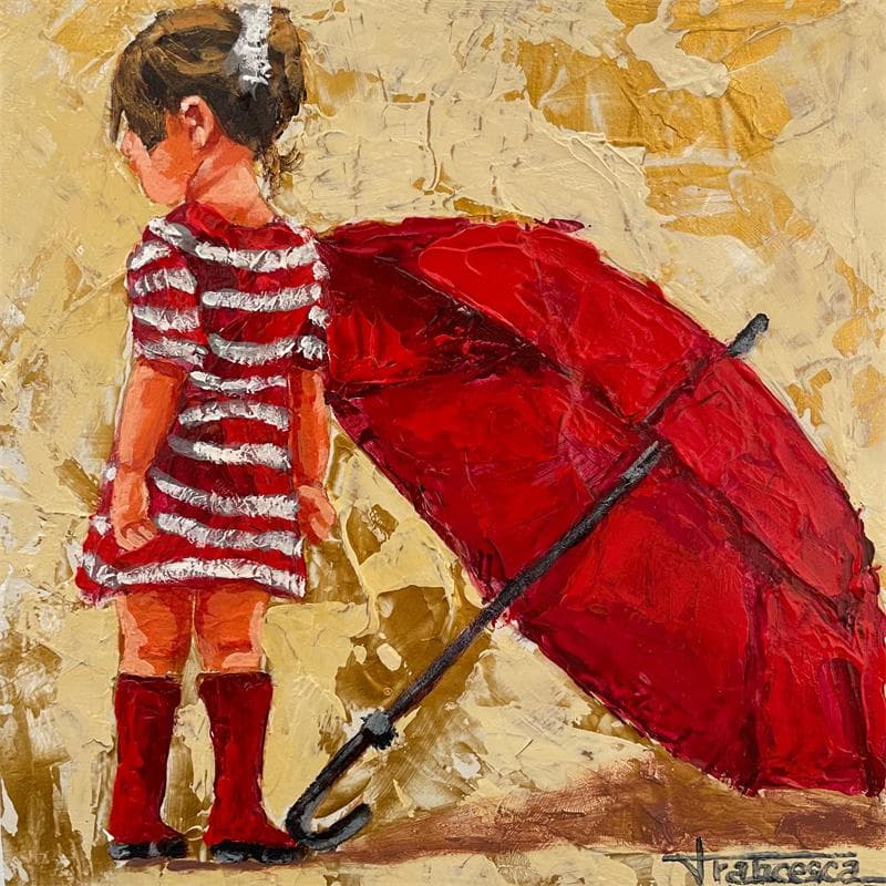Painting Después de la lluvia by Escobar Francesca | Painting Figurative Life style Acrylic