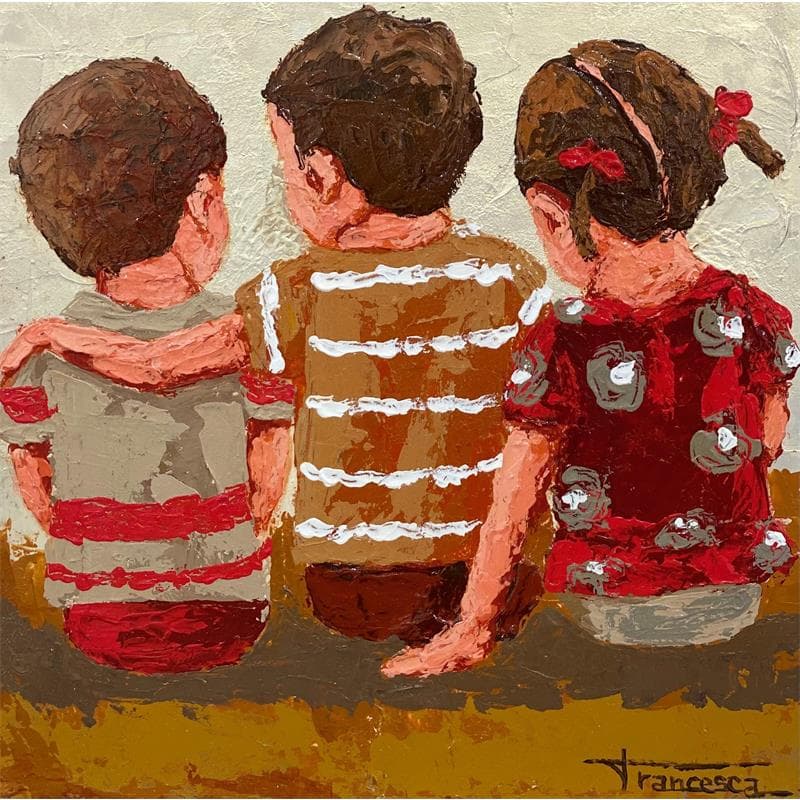 Gemälde otros Tiempos von Escobar Francesca | Gemälde Figurativ Porträt Alltagsszenen Acryl
