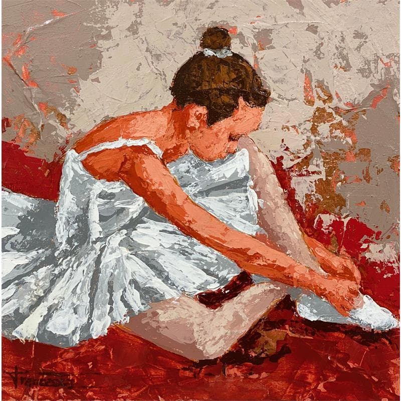 Gemälde Dança 1 von Escobar Francesca | Gemälde Figurativ Porträt Alltagsszenen Acryl