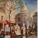 Painting Paris - S19 by Khodakivskyi Vasily | Painting Watercolor
