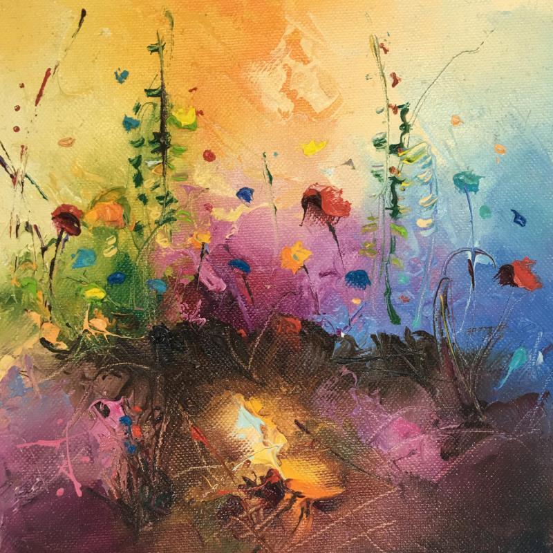 Painting The birth of spring by Lazarov Stanislav | Painting Figurative Oil still-life