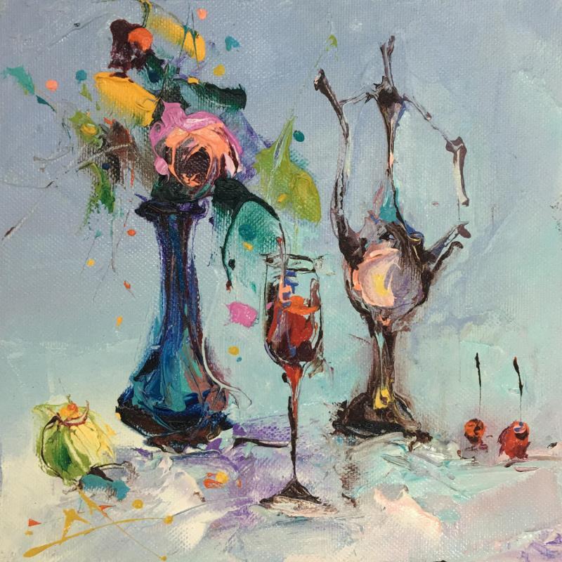 Painting 3 Sans titre by Lazarov Stanislav | Painting Figurative Oil still-life