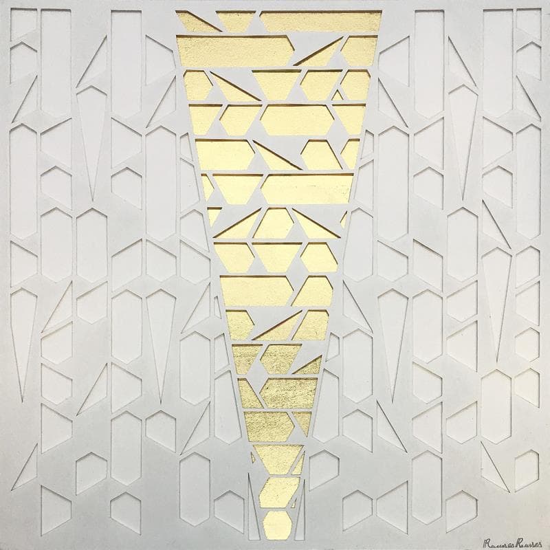 Peinture Lumineux 8 par RamsesRamses | Tableau Abstrait Mixte minimaliste