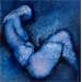 Painting Recueillement by Muze | Painting Figurative Nude Oil