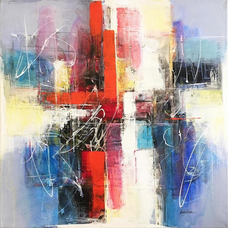 Painting Outras Palavras by Silveira Saulo | Painting Abstract Acrylic Minimalist