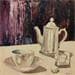 Painting Petit déjeuner sucré by Tognet | Painting Figurative Still-life Oil