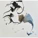 Peinture Cadavre exquis par YO&CO | Tableau Figuratif Nu Minimaliste Noir & blanc