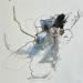 Peinture Cadavre exquis 21 par YO&CO | Tableau Abstrait Noir & blanc