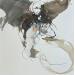 Peinture Cadavre exquis 11 par YO&CO | Tableau Abstrait Noir & blanc