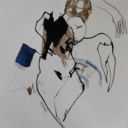 Painting Cadavre exquis 2 by YO&CO | Painting Figurative Nude