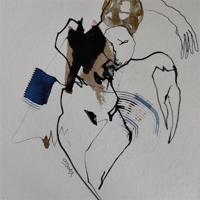 Painting Cadavre exquis by YO&CO | Painting Figurative Nude