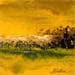 Gemälde Promenade von Dalban Rose | Gemälde Art brut Landschaften Öl