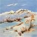 Painting Paysage alpin by Lyn | Painting Figurative Oil Landscapes