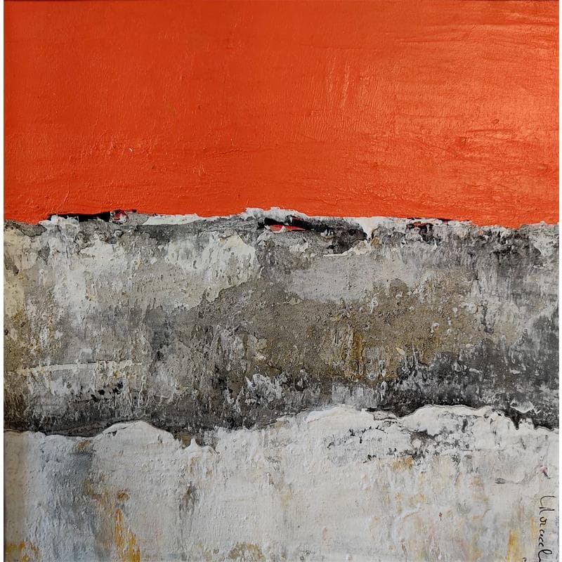 Painting M267 by Moracchini Laurence | Painting Abstract Acrylic Minimalist