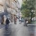 Peinture Toulouse 3 par Seruch Capouillez Isabelle | Tableau Figuratif Aquarelle Vues urbaines scènes de vie