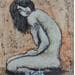 Peinture La mujer 3 par De Ponte Sandro | Tableau