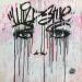 Peinture Rebel look par Graffmatt | Tableau Street Art Portraits Graffiti Acrylique