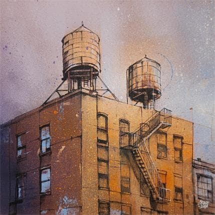 Painting Water towers by Graffmatt | Painting