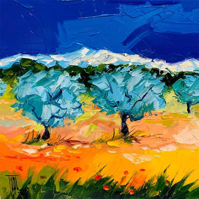 Peinture Provence par Tual Pierrick | Tableau