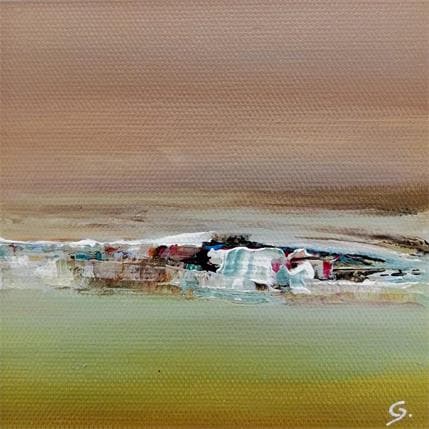 Painting Poésie by Garella | Painting Abstract Acrylic Landscapes