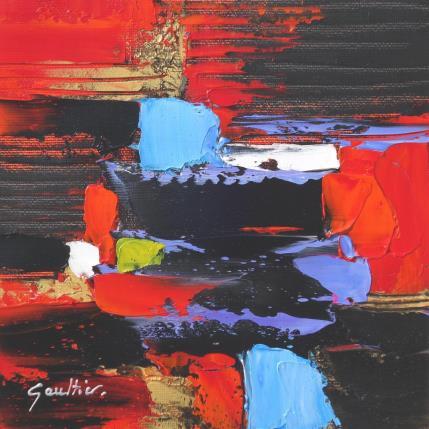 Painting Abstract 21 by Gaultier Dominique | Painting Figurative Oil Pop icons