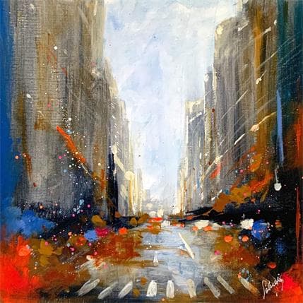 Painting 5th Avenue by Solveiga | Painting Figurative Oil Pop icons, Portrait