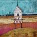 Painting La casa del viento by Arias Parera Almudena | Painting Figurative Mixed Landscapes