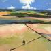 Painting Vue sur la Tour d'Aigues by Chen Xi | Painting Abstract Landscapes Oil