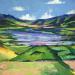 Painting Val de Durance 2 by Chen Xi | Painting Abstract Landscapes Oil
