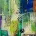 Peinture Moments 7 par Bonetti | Tableau Abstrait Mixte minimaliste