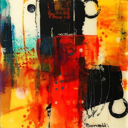 Painting Imagination 6 by Bonetti | Painting Abstract Mixed Minimalist