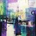 Peinture Dreams 3 par Bonetti | Tableau Abstrait Mixte minimaliste