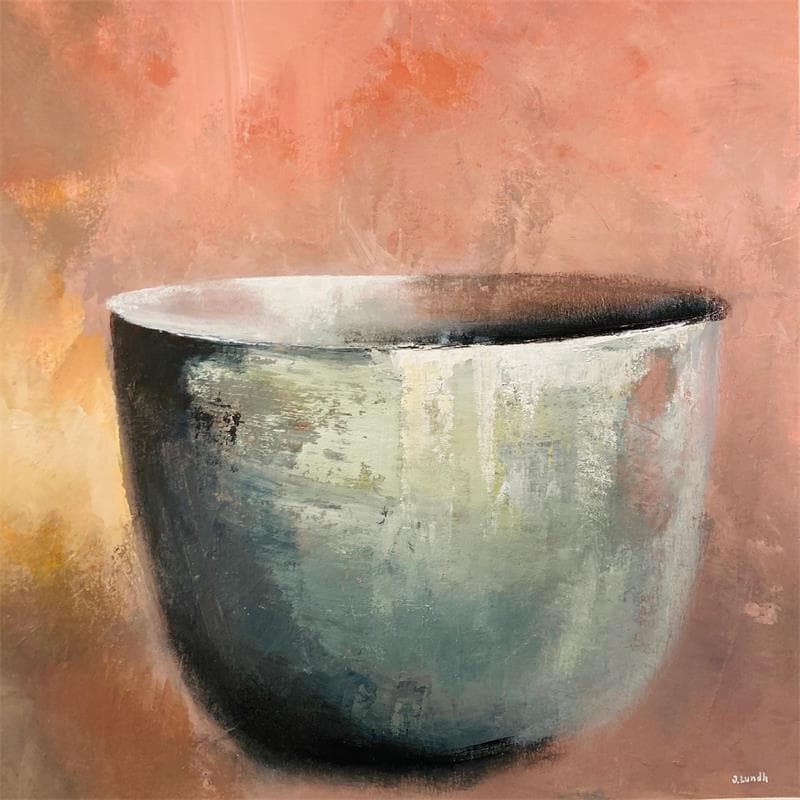 Painting Bowl of dreams 2 by Lundh Jonas | Painting Figurative Minimalist Acrylic