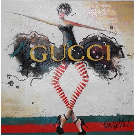 Painting I love Gucci ! by Cornée Patrick | Painting Pop art Acrylic