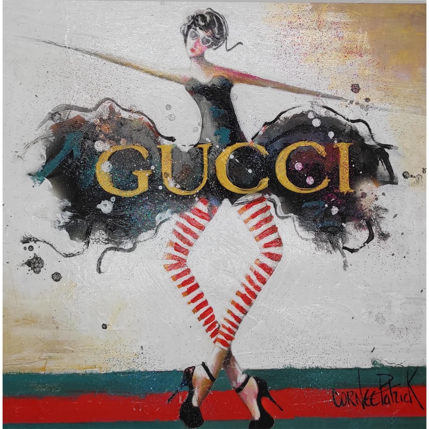 ▷ Painting I love Gucci ! by Cornée Patrick | Carré d'artistes