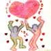 Peinture Hommage à Keith Haring par Schroeder Virginie | Tableau Pop Art Mixte icones Pop