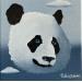 Peinture Panda par Trevisan Carlo | Tableau Animaux Huile Acrylique