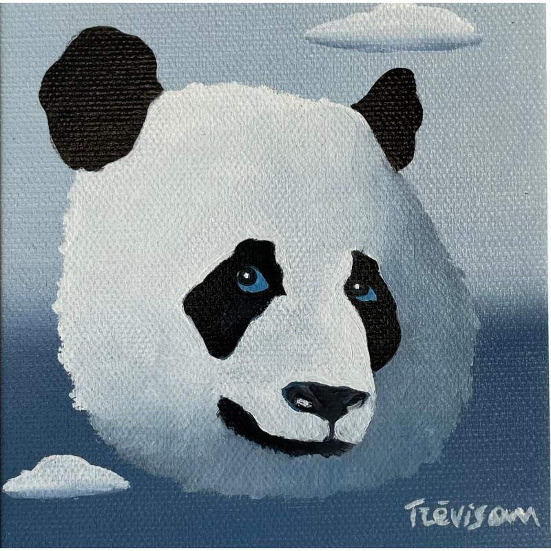 Painting Panda by Trevisan Carlo | Painting  Acrylic, Oil Animals