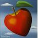 Painting Heart Apple by Trevisan Carlo | Painting Oil Acrylic