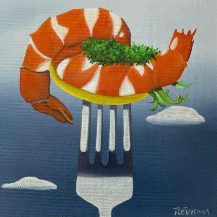 Peinture Shrimps par Trevisan Carlo | Tableau Figuratif Huile Icones Pop