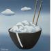 Peinture Cloud Soup par Trevisan Carlo | Tableau Figuratif Huile