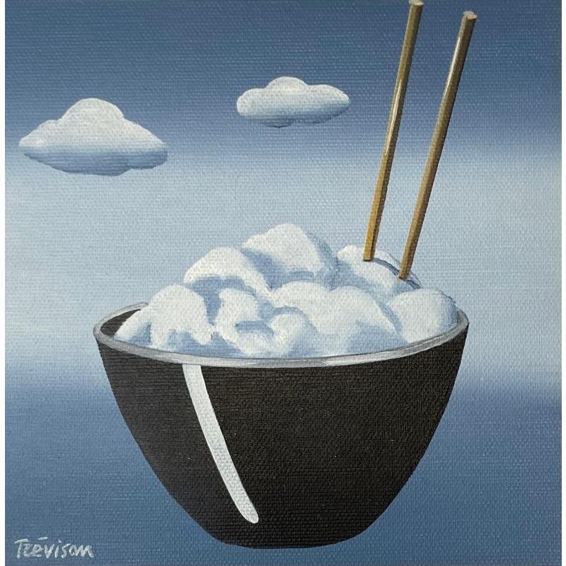Painting Cloud Soup by Trevisan Carlo | Painting Figurative Oil Pop icons