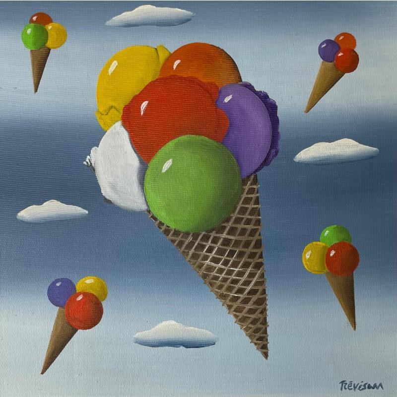 Peinture Ice creams par Trevisan Carlo | Tableau Figuratif Huile