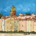 Peinture Saint-Tropez 2 par Sabourin Nathalie | Tableau Huile