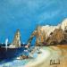Painting Etretat by Sabourin Nathalie | Painting