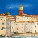Painting Saint-Tropez by Sabourin Nathalie | Painting Figurative Oil